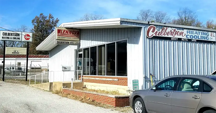 Culbertson Heating & Cooling location exterior in Vandalia, IL